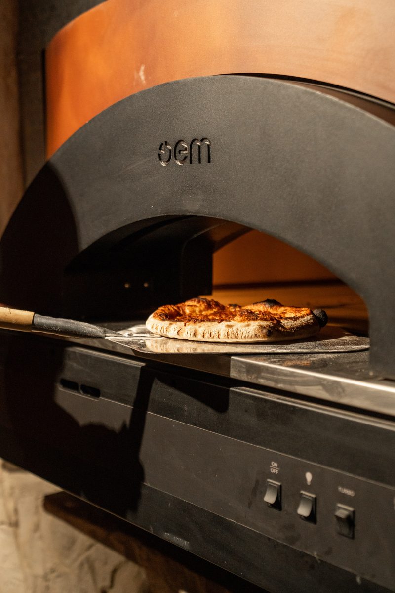 Pizzas feu de bois